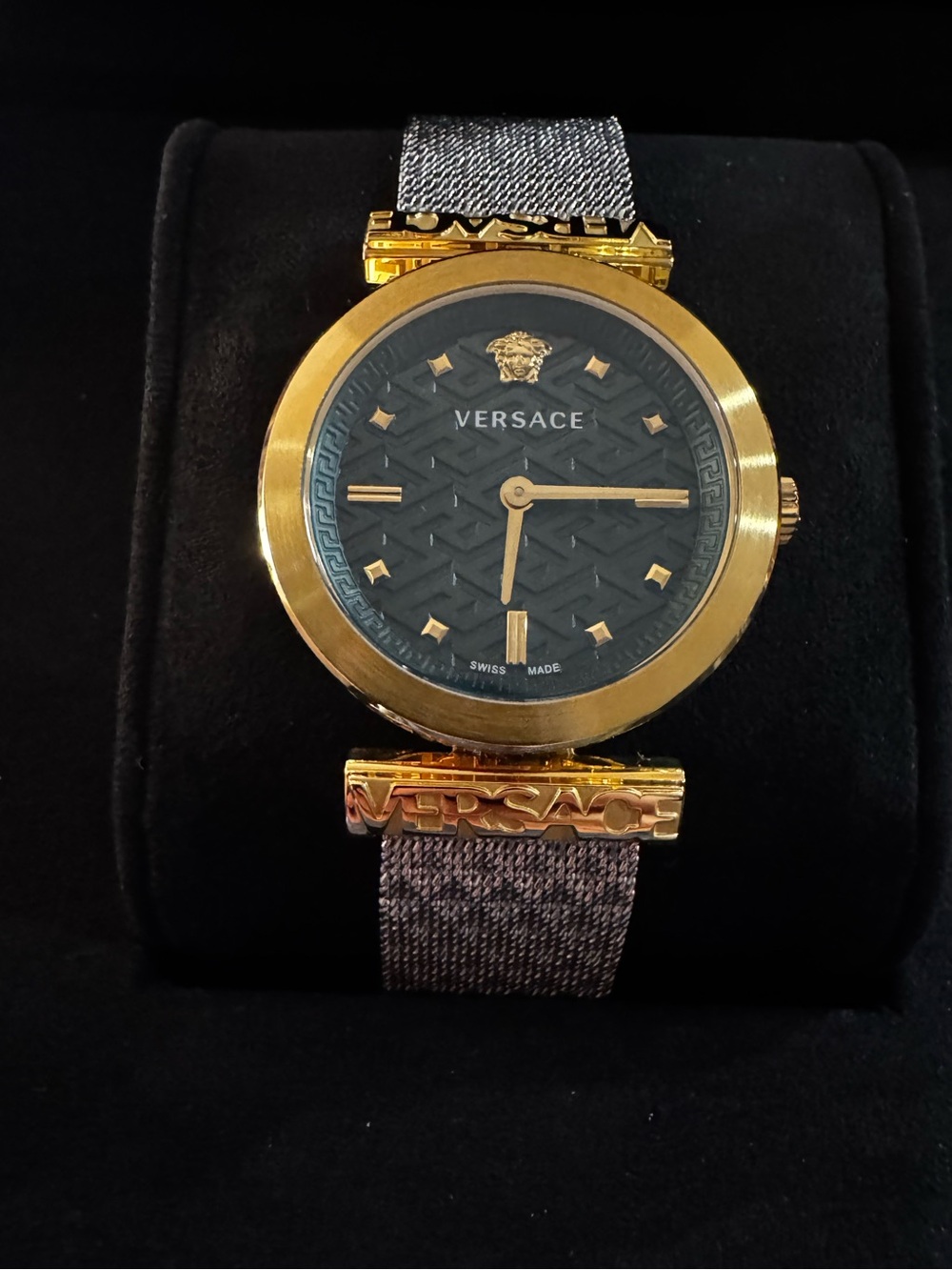 Versace Green Dial Gold-Tone Regalia Women’s  Watch